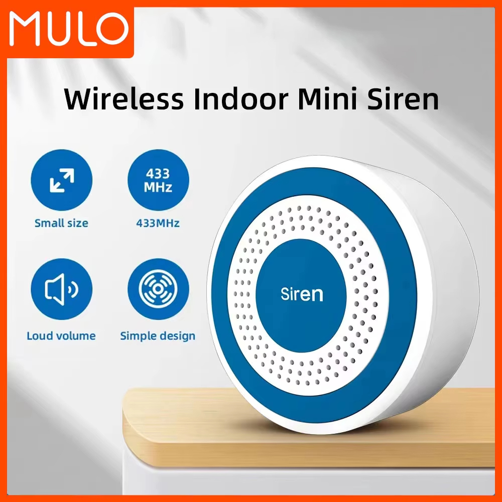 Sim Gsm Alarm - MULO صفارة إنذار صغيرة لاسلكية 433