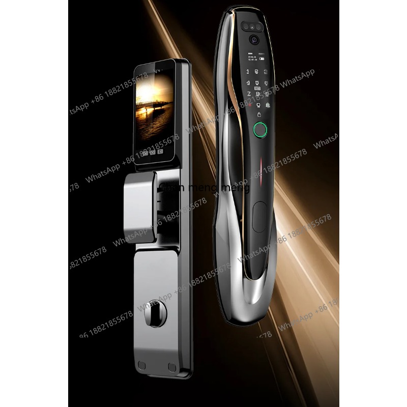 Home Security Front Door Camera - قفل باب ذكي للمنزل مع كاميرا