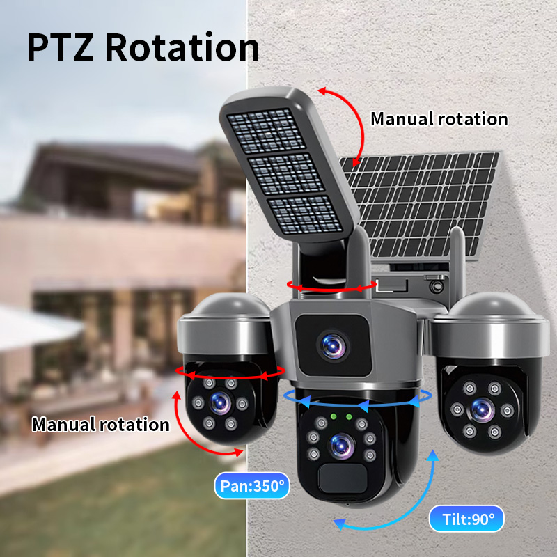 كاميرا مراقبة منزلية 6 ميجابكس - مراجعة Home Security Flood Lights وسعره