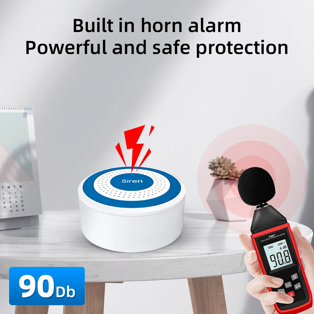 MULO صفارة إنذار صغيرة لاسلكية - مراجعة Sim Gsm Alarm وسعره