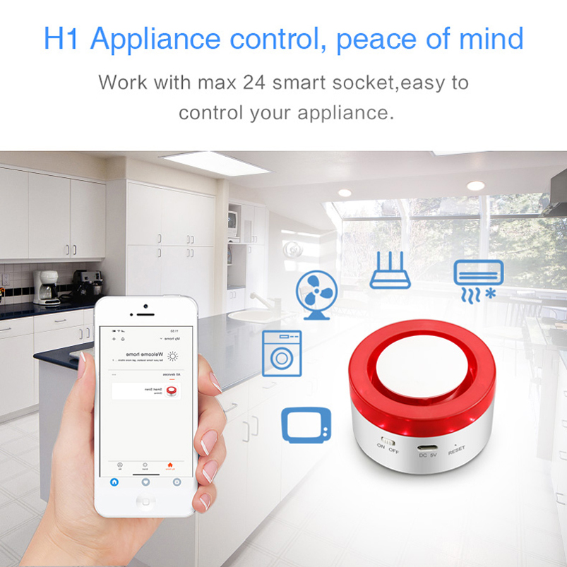 واي فاي تويا نظام إنذار المنزل - مراجعة Sim Gsm Alarm وسعره