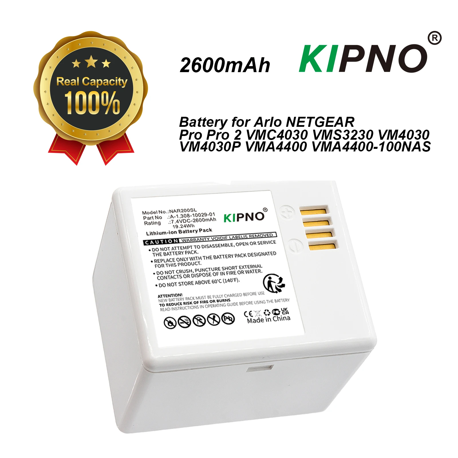 KIPNO استبدال البطارية A-1 ل A - مراجعة Home Security Battery Replacement وسعره