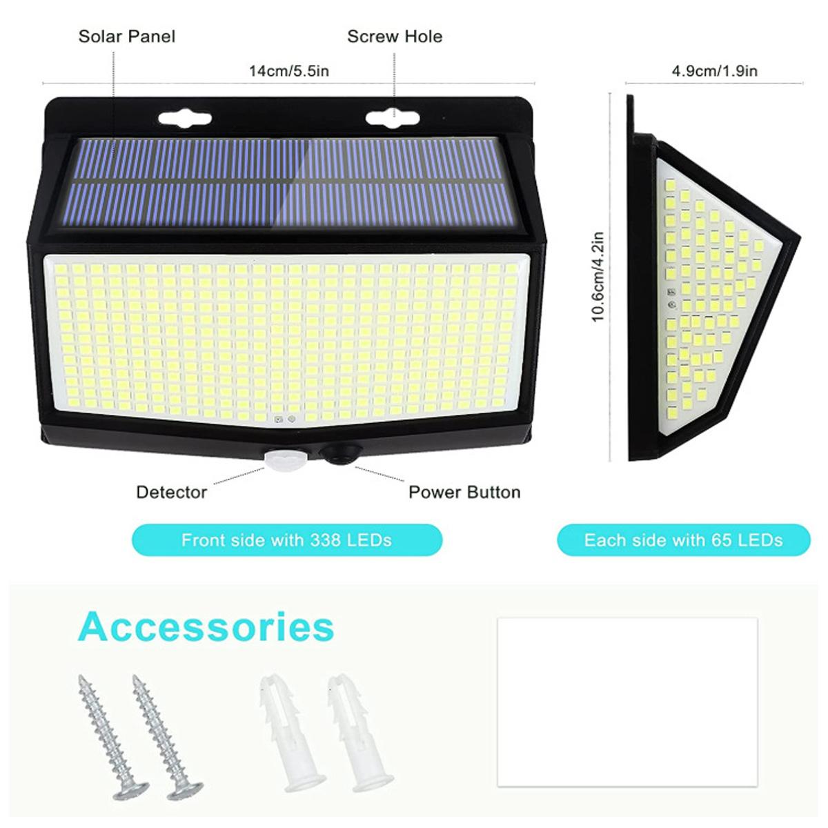 إضاءة جدارية LED ثلاثية الجوان - مراجعة Home Security Flood Lights وسعره