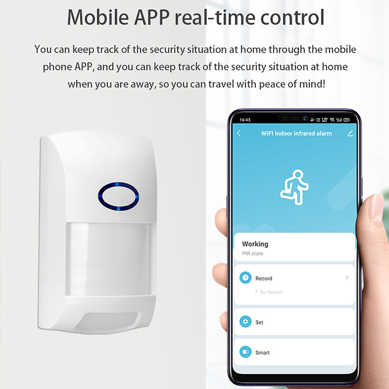 الذكية تويا PIR محس حركة واي ف - مراجعة Sim Gsm Alarm وسعره