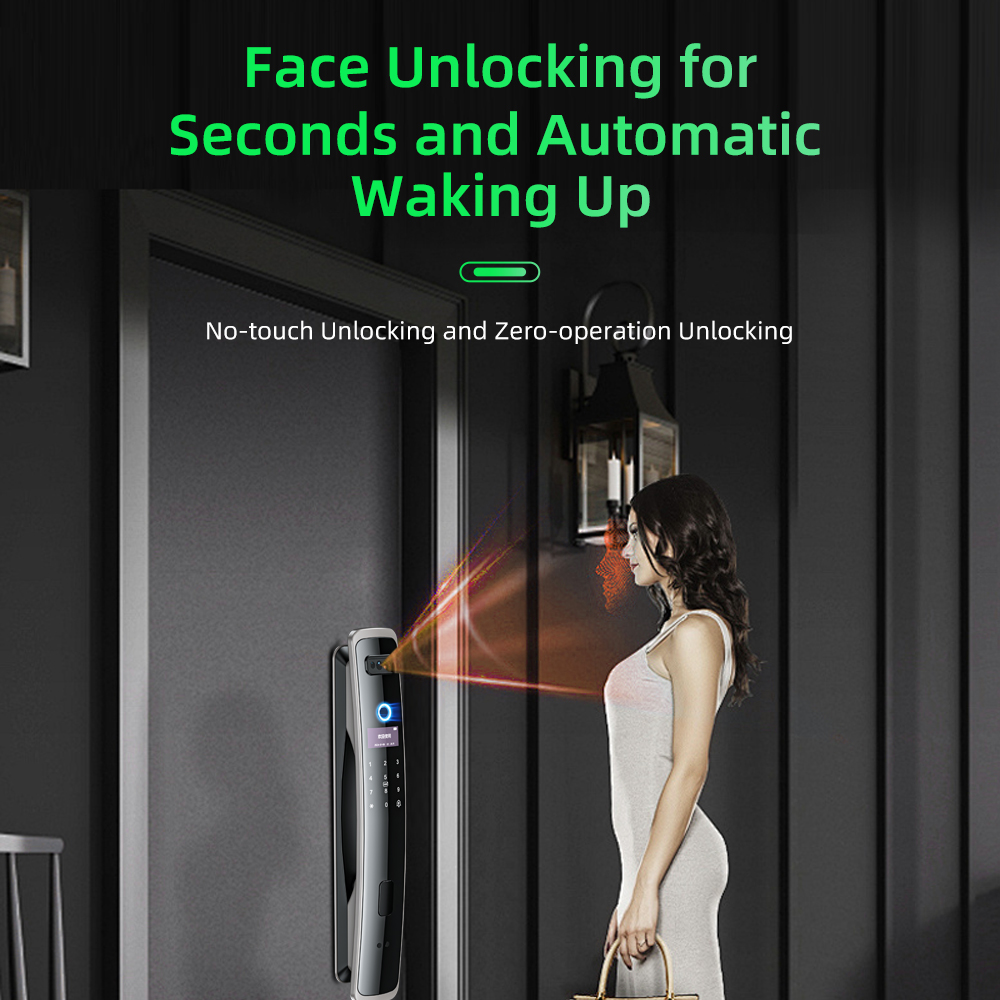 قفل ذكي من EGFirtor مع كاميرا  - مراجعة Home Security Front Door Camera وسعره