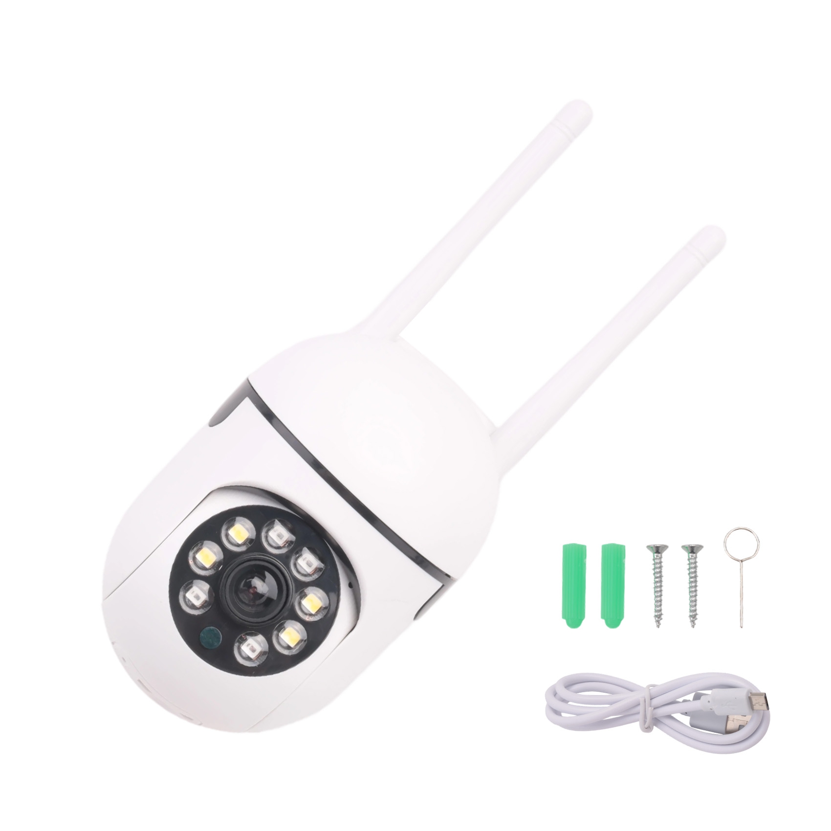 كاميرا أمنية خارجية واي فاي DT - مراجعة Home Security Flood Lights وسعره