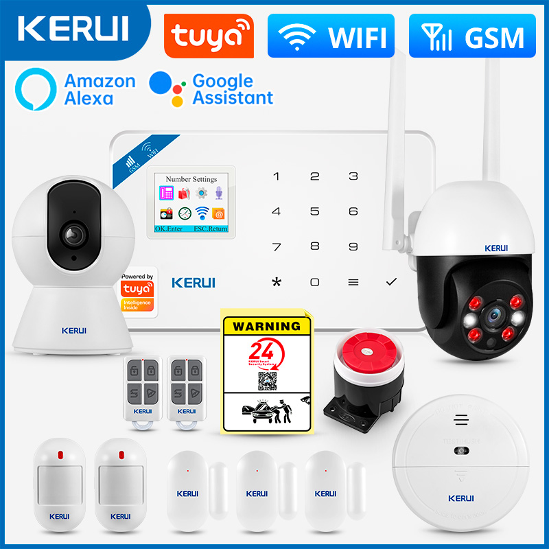 KERUI W181 نظام إنذار الأمن ال - مراجعة Home Security Front Door Camera وسعره