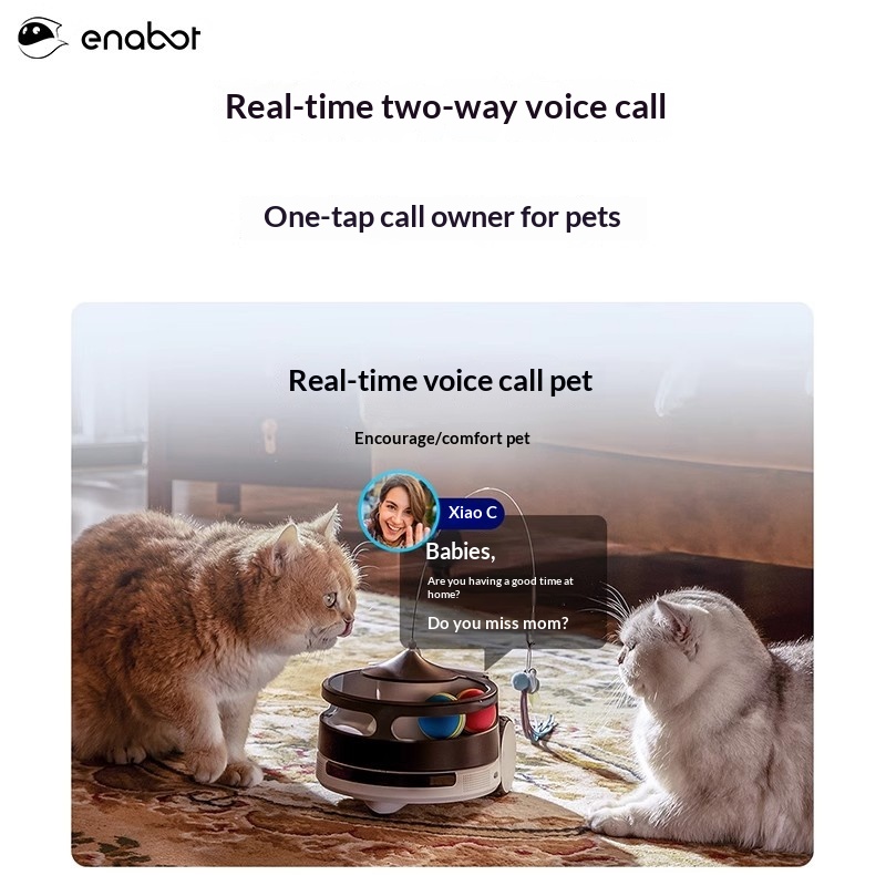 Enabot ROLA PetPal روبوت ذكي ر - مراجعة Home Security Robot وسعره