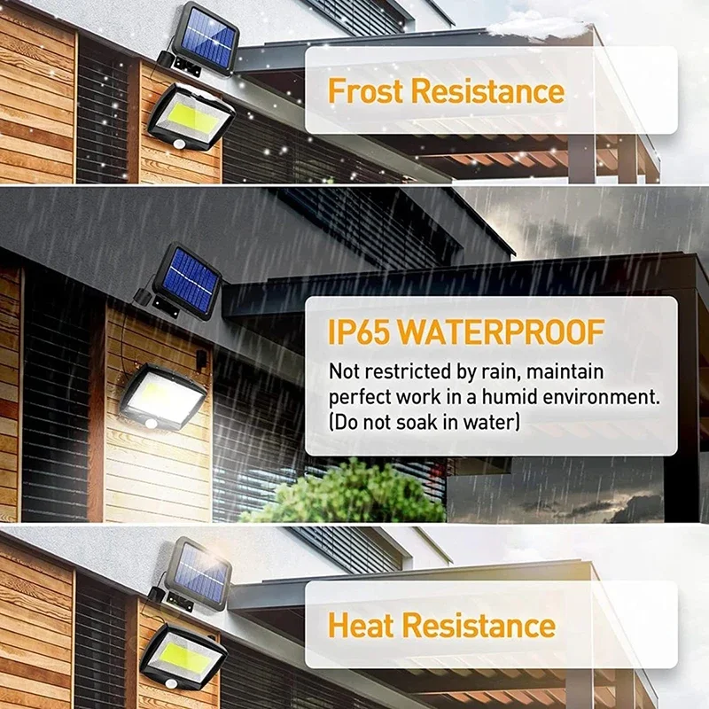 LED الشمسية سبليت الجدار مصباح - مراجعة Home Security Flood Lights وسعره